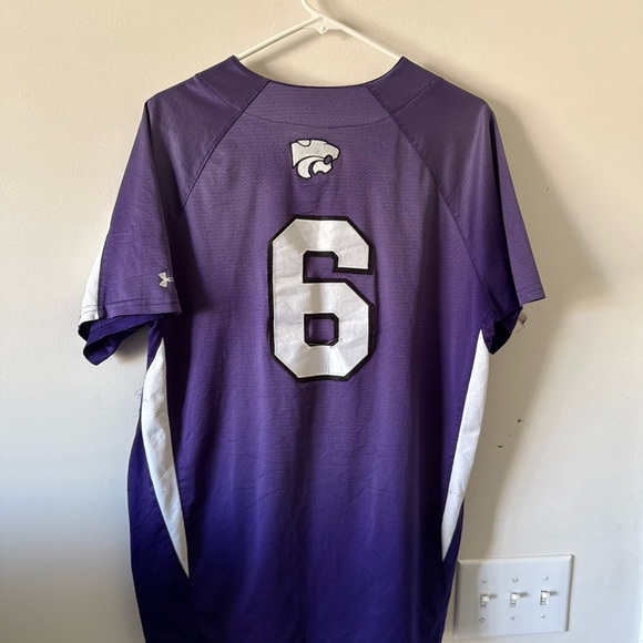Under Armour Purple and White Men's Jersey - Picture 4 of 4